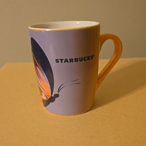 Starbucks Butterfly Mug with Peach Handle